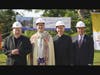 From left to right: Bishop John W. Flesey, Bishop Michael A. Saporito, Father John R. Job, and Mayor Frank Bivona