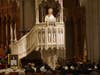 Cardinal Joseph W. Tobin encourages those gathered to grieve “in hope” for Pope Emeritus Benedict XVI during a Memorial Mass in Newark’s Cathedral Basilica of the Sacred Heart on January 12, 2023.