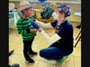 Dr. Joanne Hojsak helps a boy in Yamaranguila, Honduras, during Our Lady of Mount Carmel Church’s medical mission trip.