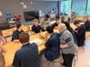 Students from Seton Hall Prep and Academy360 took part in a cooking class.