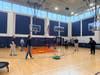 Seton Hall Prep students bonded with autistic peers while playing games in the Academy360 gym.