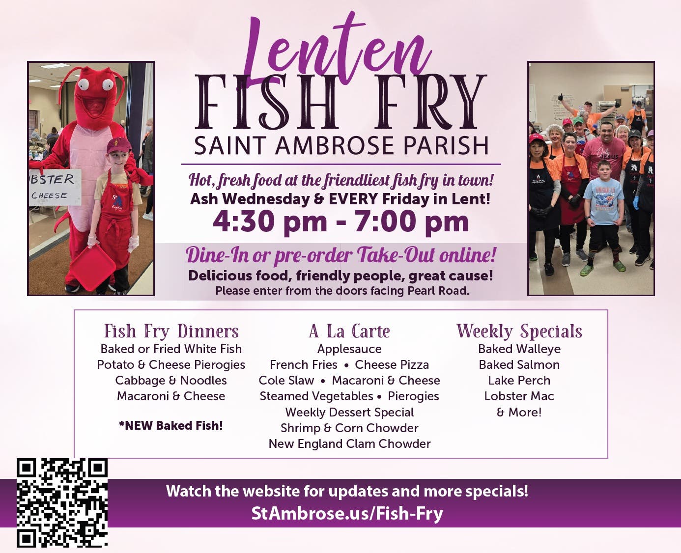 Fish Fry Season at Saint Ambrose Parish