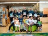 Vertical Bridge Team with Kids from the Delray Beach Public Library STREAM Program.