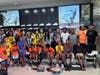Kids from the Student & Athlete Mentoring Program enjoyed back to school shopping at The Mall at Wellington Green