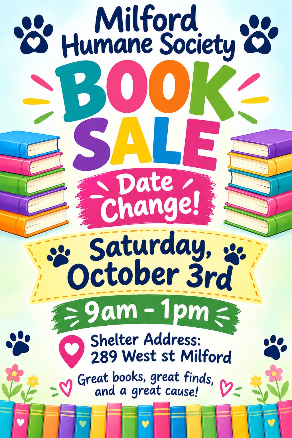 Milford Humane Society Book Sale