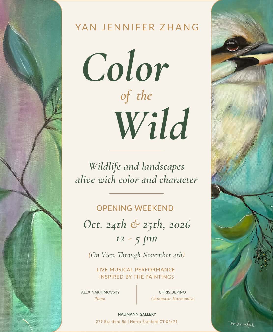 "Color of the Wild" - Solo Art Show of Artist Yan Jennifer Zhang