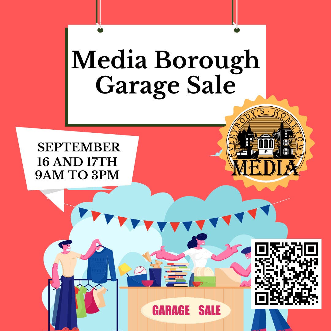 Sep 16 Participating in the Media Garage Sale Day Media, PA Patch
