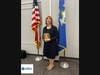 Judge Lisa K. Wexler holding her GBBA Liberty Bell Award 2023.