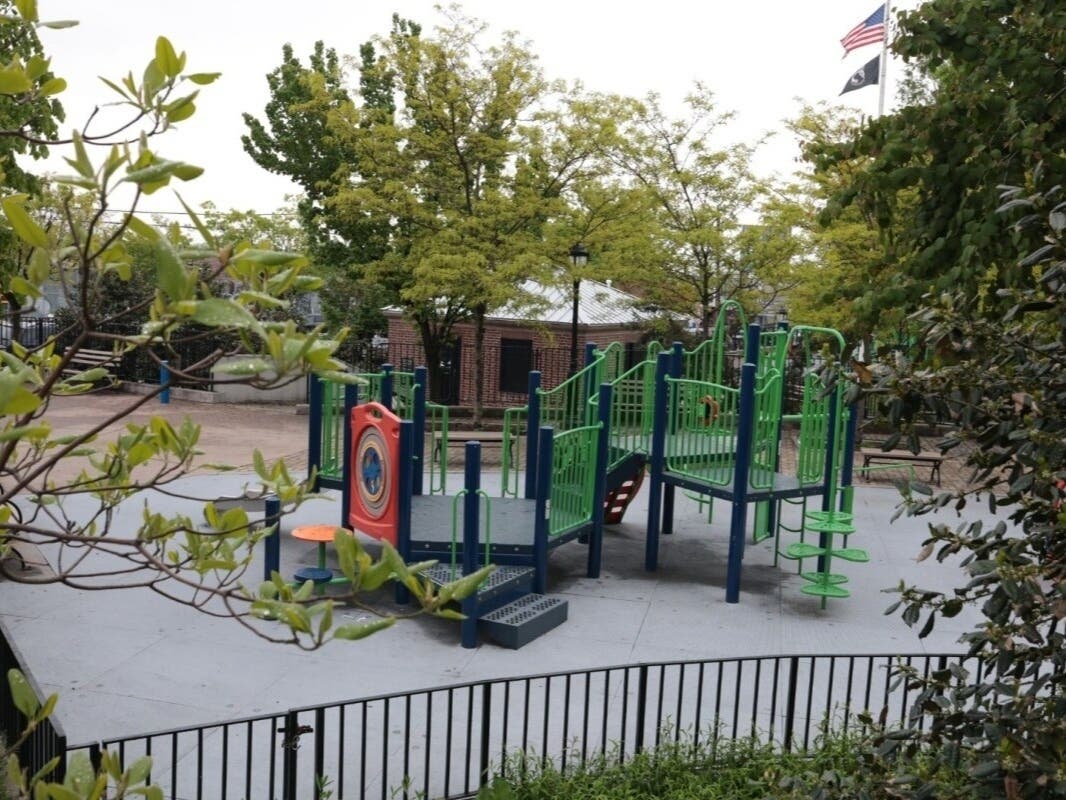 The renovation of the Hunts Point Park Playground was at the center of a wage theft investigation, April 30, 2026.