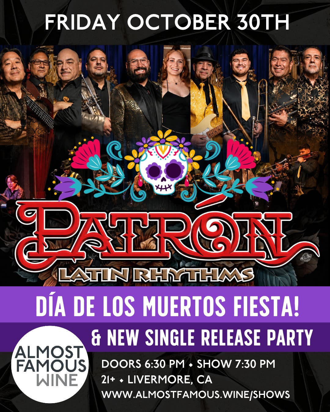 Día de los Muertos Fiesta! with Patrón Latin Rhythms