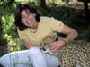 Julie Scardina and a Cheetah 
