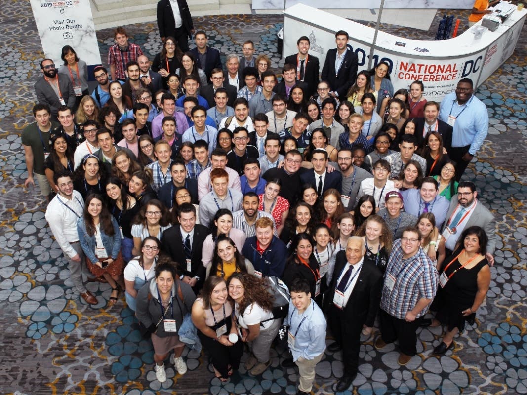 Students involved with “Positively Israel: Influencing the Narrative on Campus,” a program at Jewish National Fund-USA’s annual conference. 