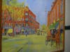 Paul chaise, watercolor hangs in the lobby of the government center at 119 School St.