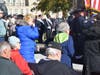 Attendees of Veteran's Day Service on the Waltham Common.