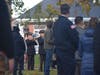 The American Legion Band performs during Veterans Day Ceremony.