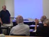 Steve Goodwin presenting his slide show .