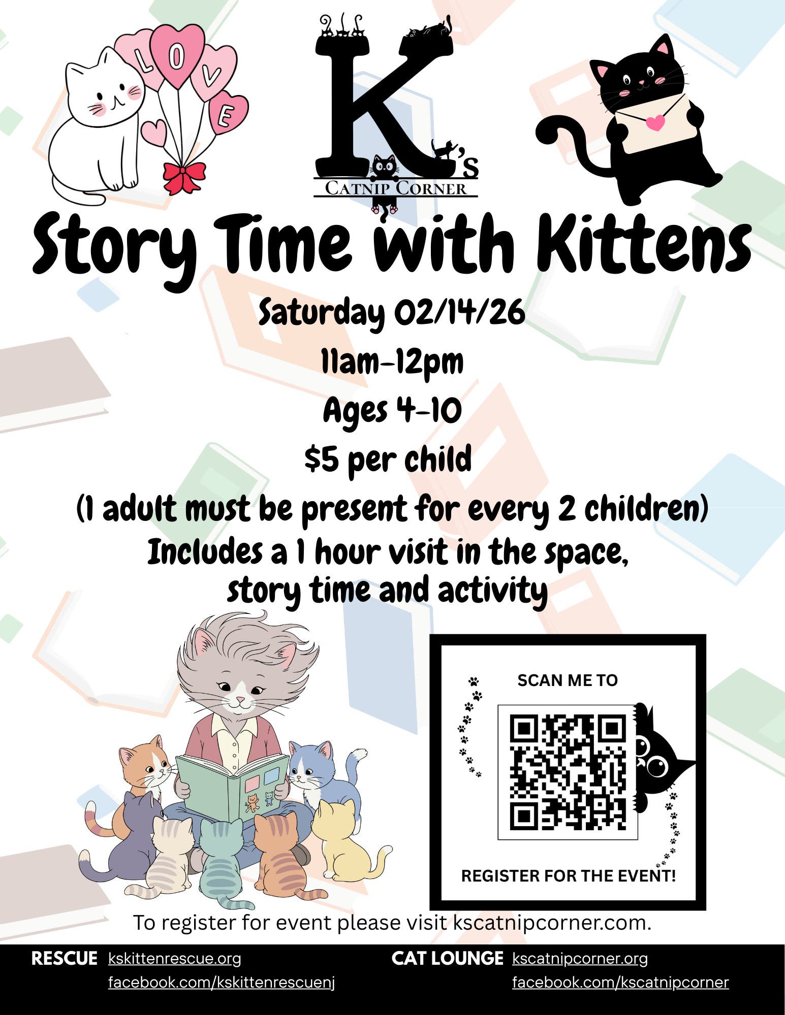 Story Time With Kittens