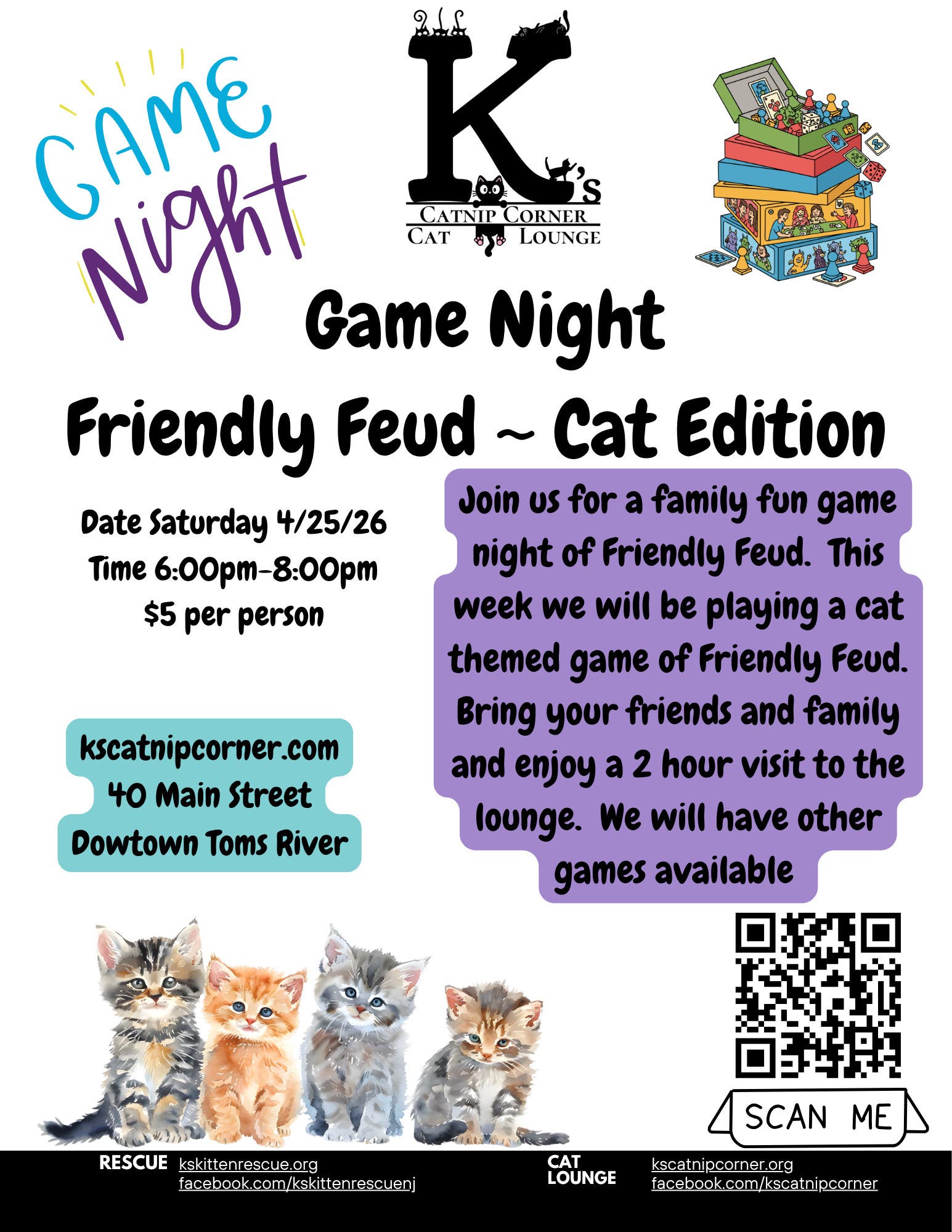 Friendly Feud Cat Edition