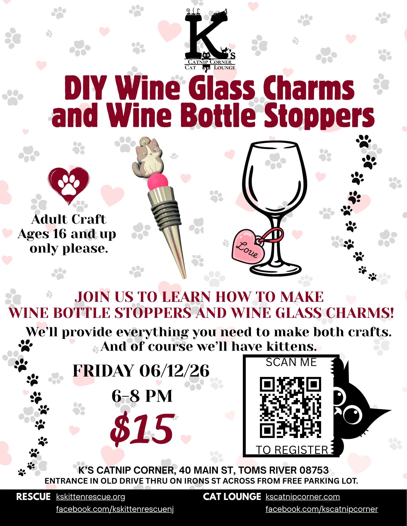 DIY Wine Glass Charms  and Wine Bottle Stoppers