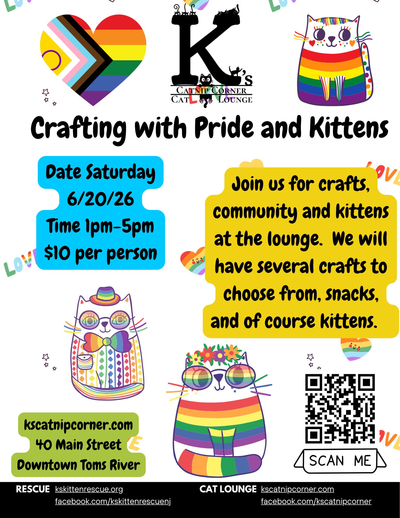 Crafting with Pride and Kittens