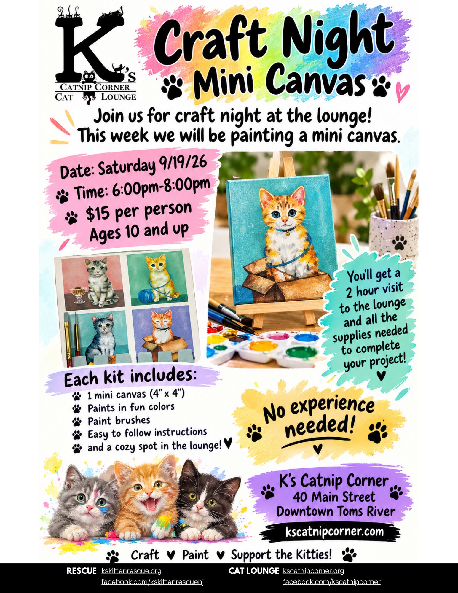 Mini Canvas Craft Night