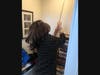 Woodbury Mayor Peg Sickel enthusiastically rings the church's historic bell
