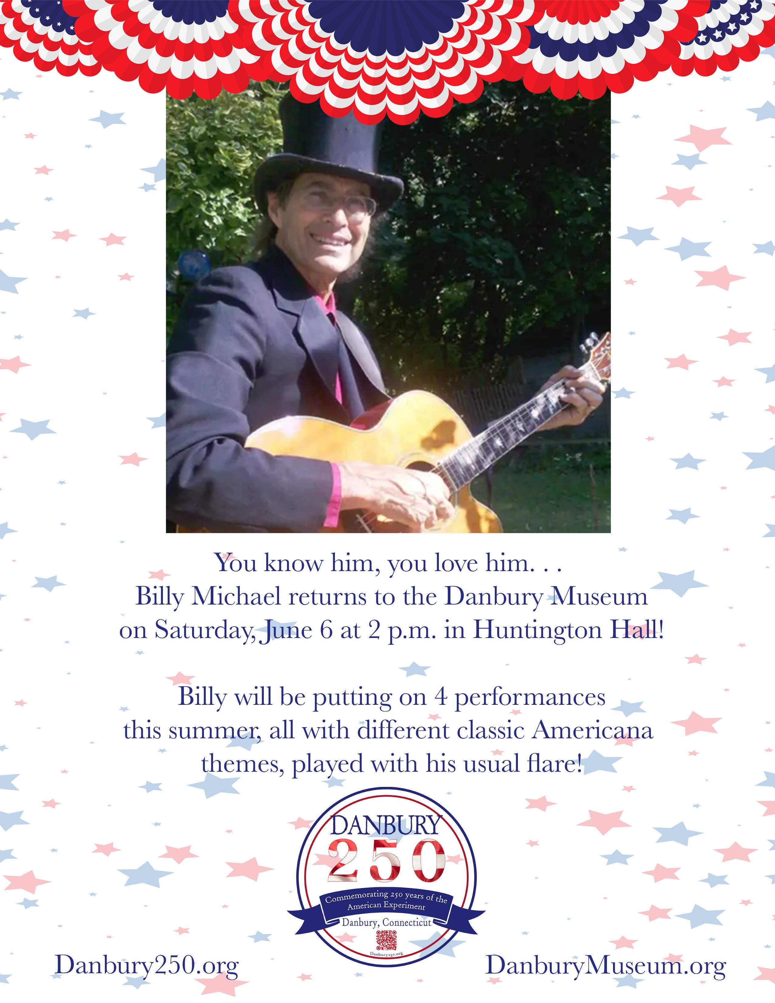 Billy Michael @ the Danbury Museum!