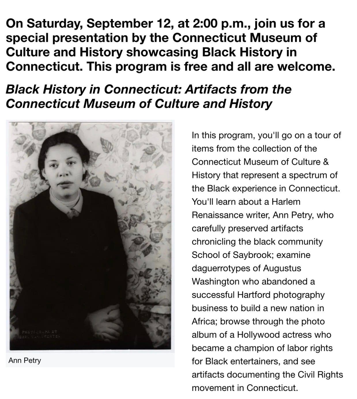 Black History in Connecticut