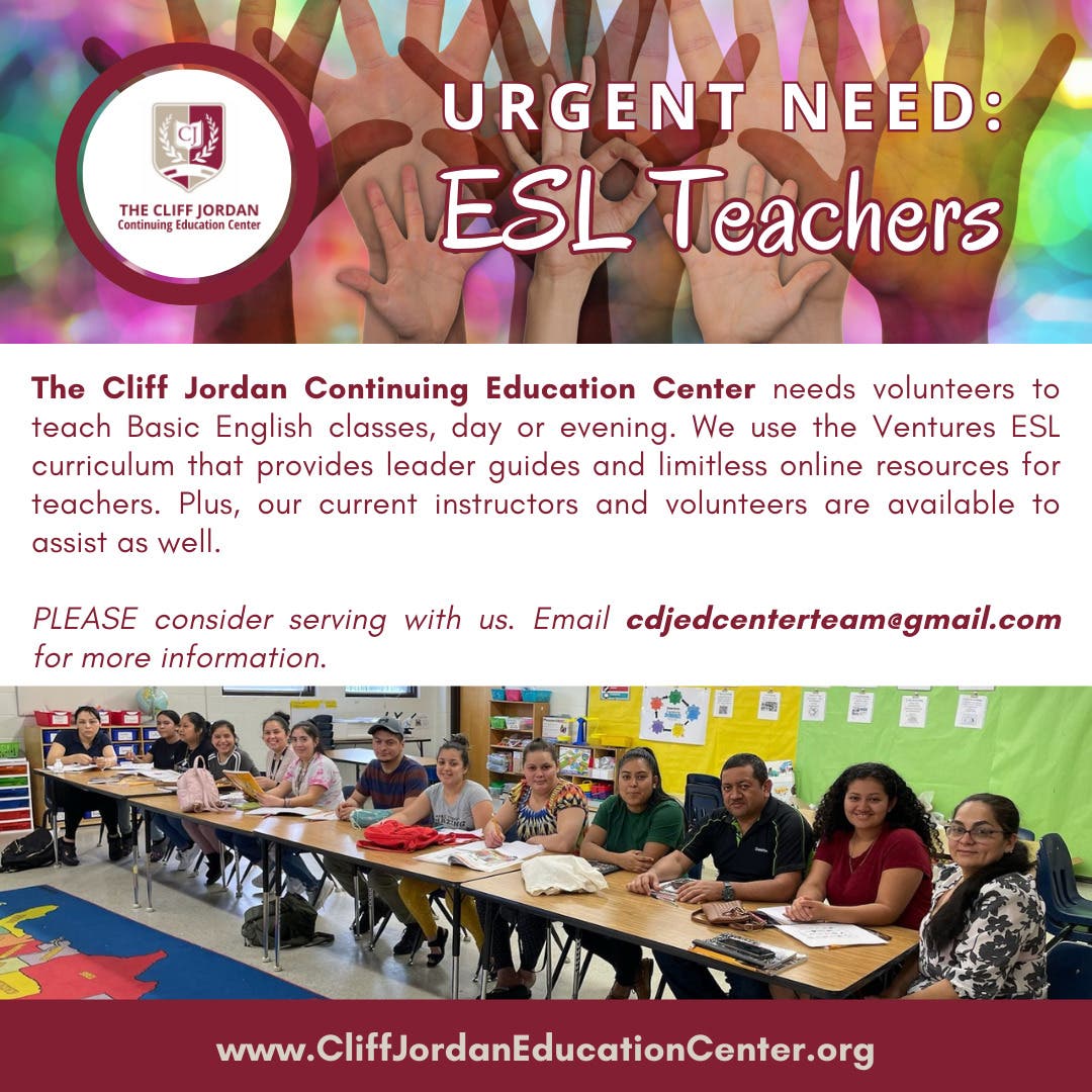 Urgent Need for ESL Teachers - Smyrna, GA Patch