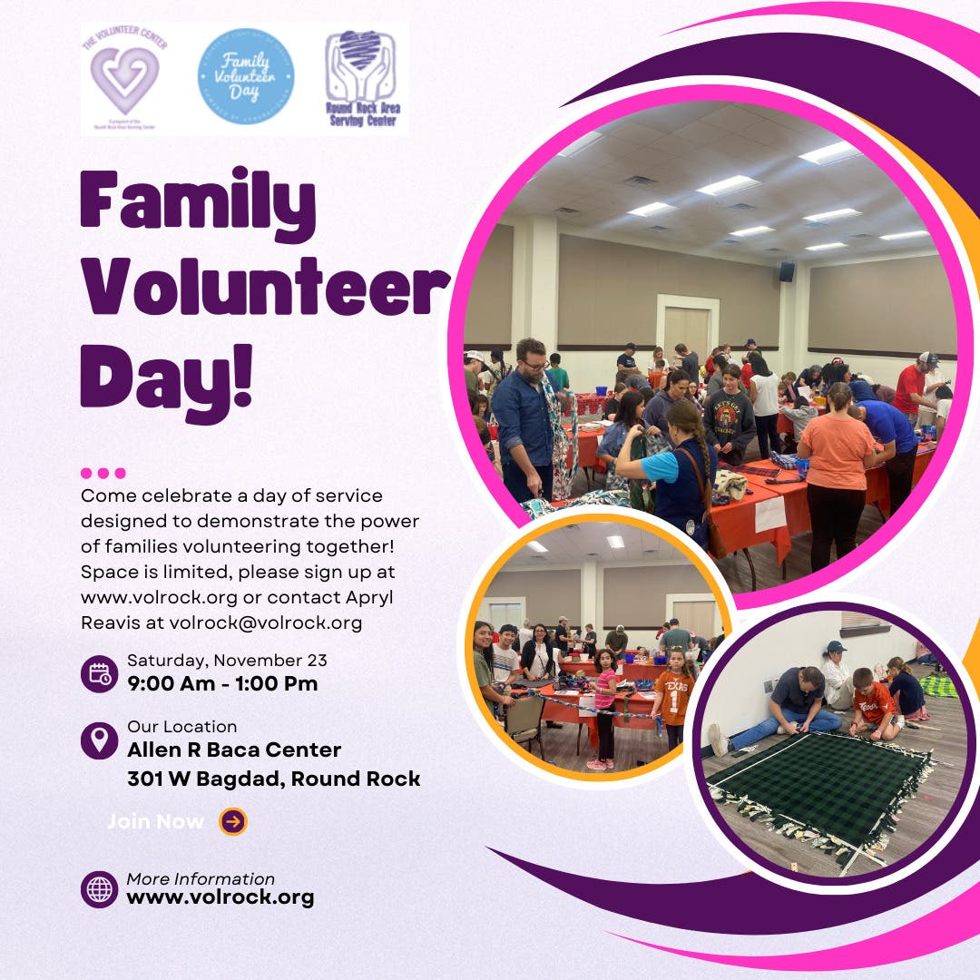 Nov 23 | Family Volunteer Day | Round Rock, TX Patch