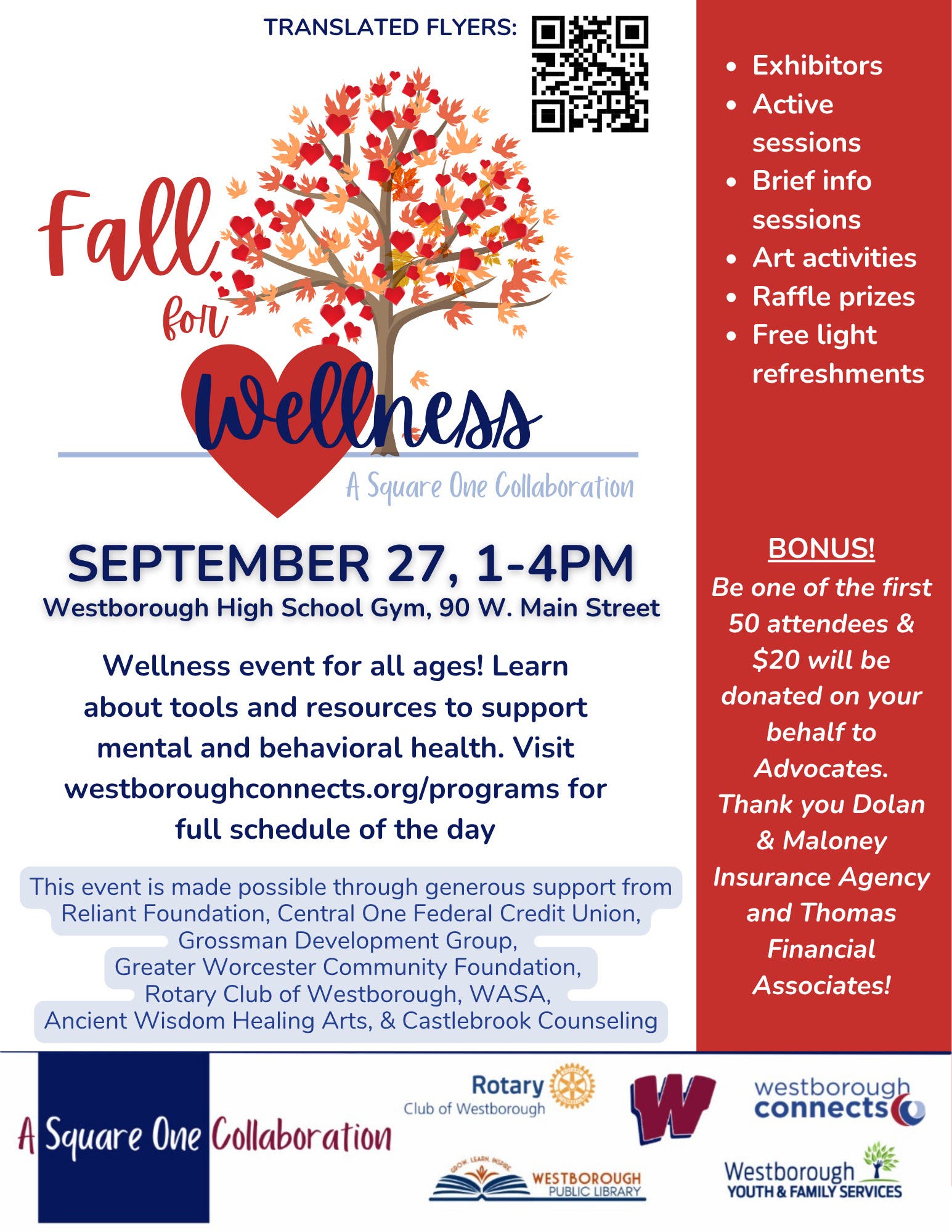 Square One Presents: Fall for Wellness