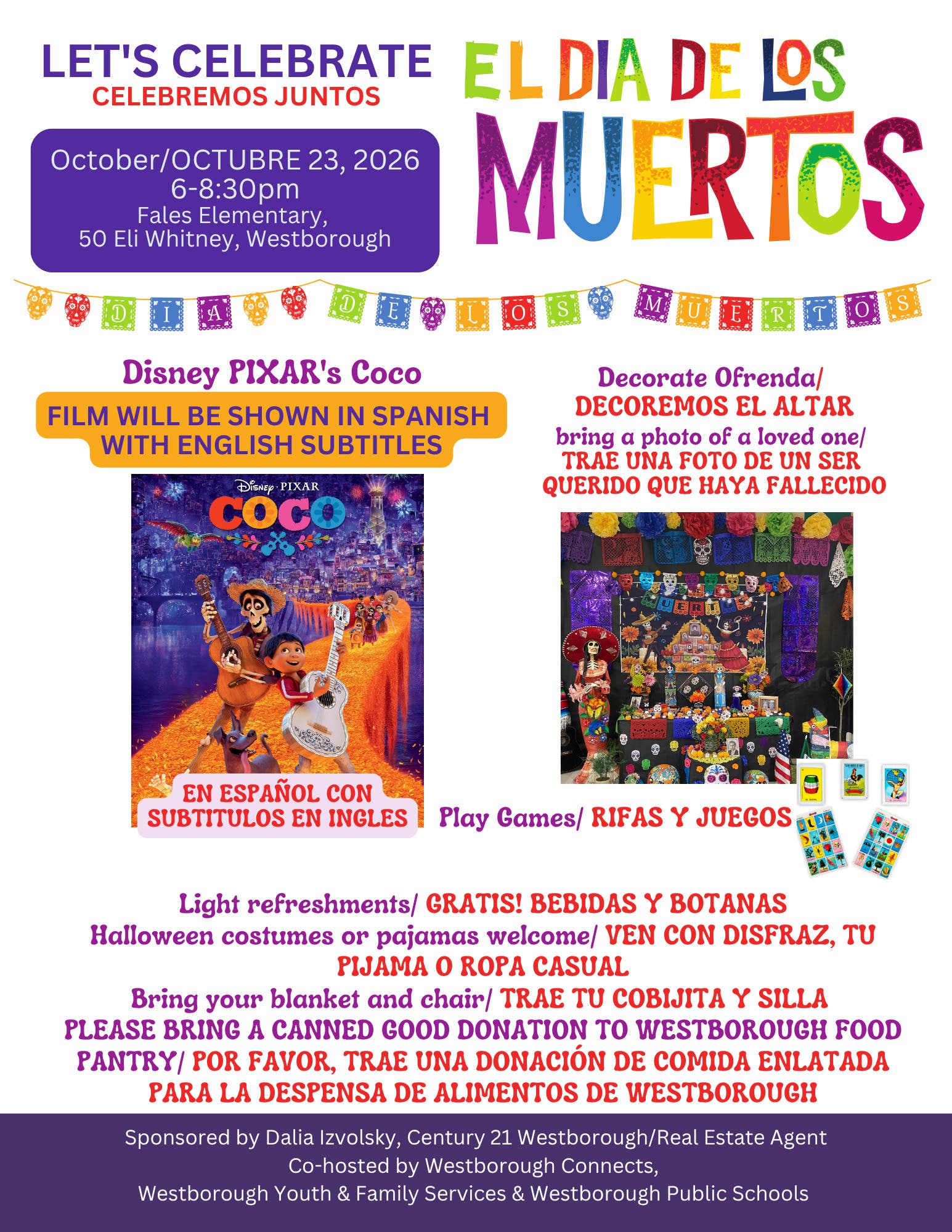 Let's Celebrate Dia de los Muertos in Westborough