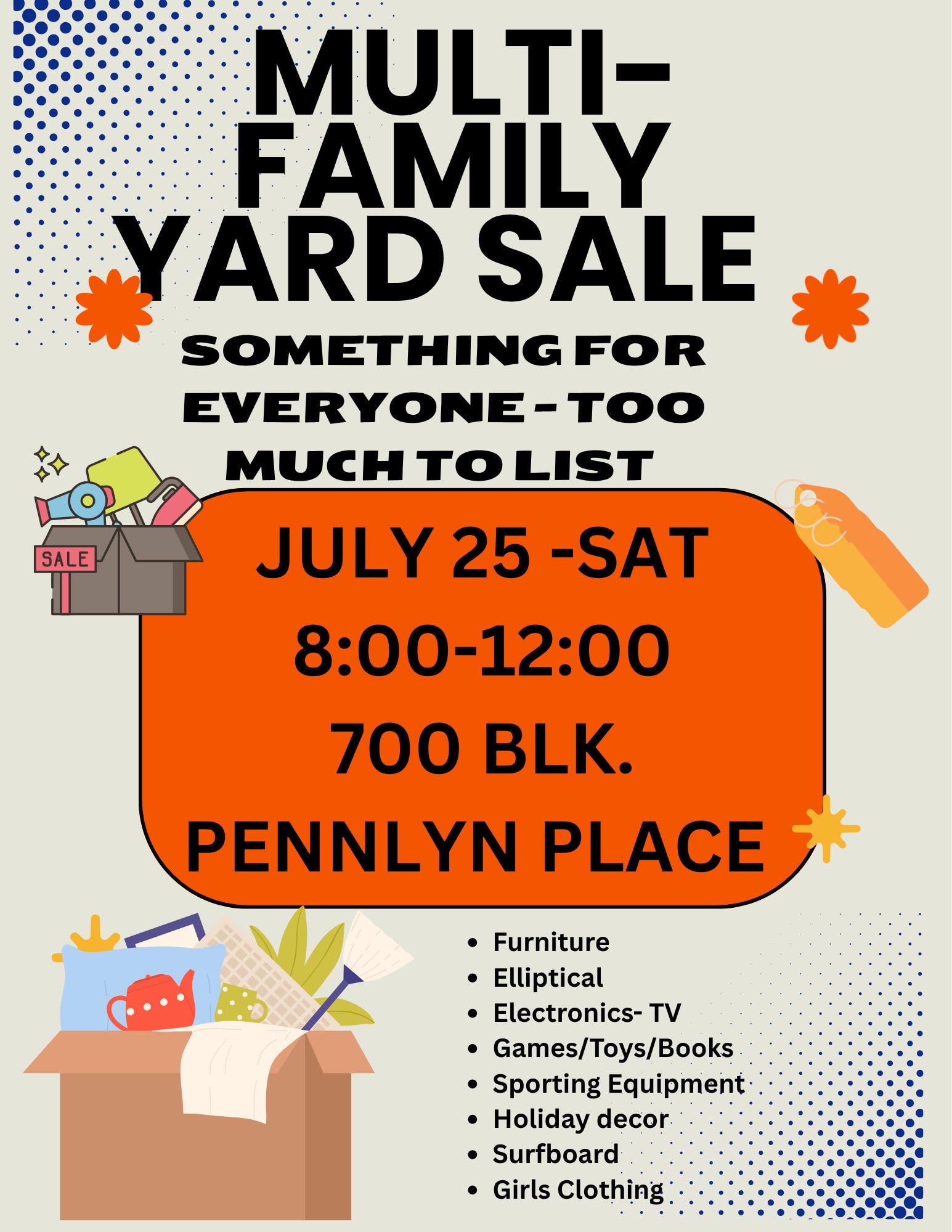 700 Block MultiFamily Yard Sale 