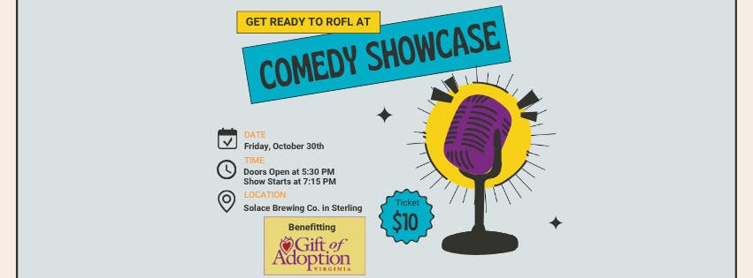 Comedy Showcase Benefitting Gift of Adoption