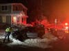 February 2021 accident at Wilson and Muncey in West Islip. 