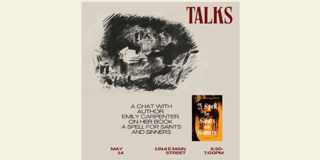 Tell-Tale Talks Featuring: Emily Carpenter