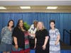 The staff at the Piscataway Public Library, Kennedy Branch pose with Dr. Opal Lee.