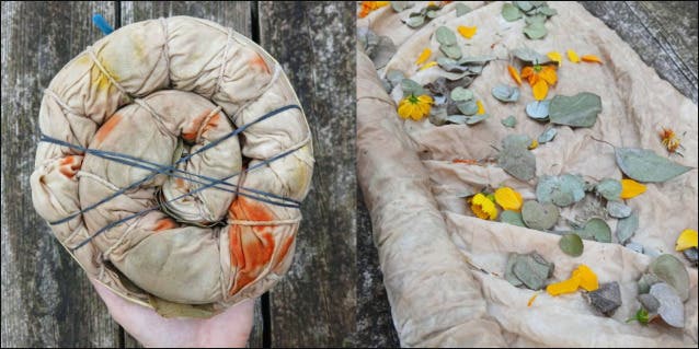 Eco Printing on Fabric