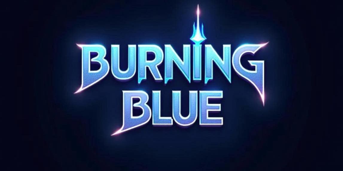 Burning blue on the river!