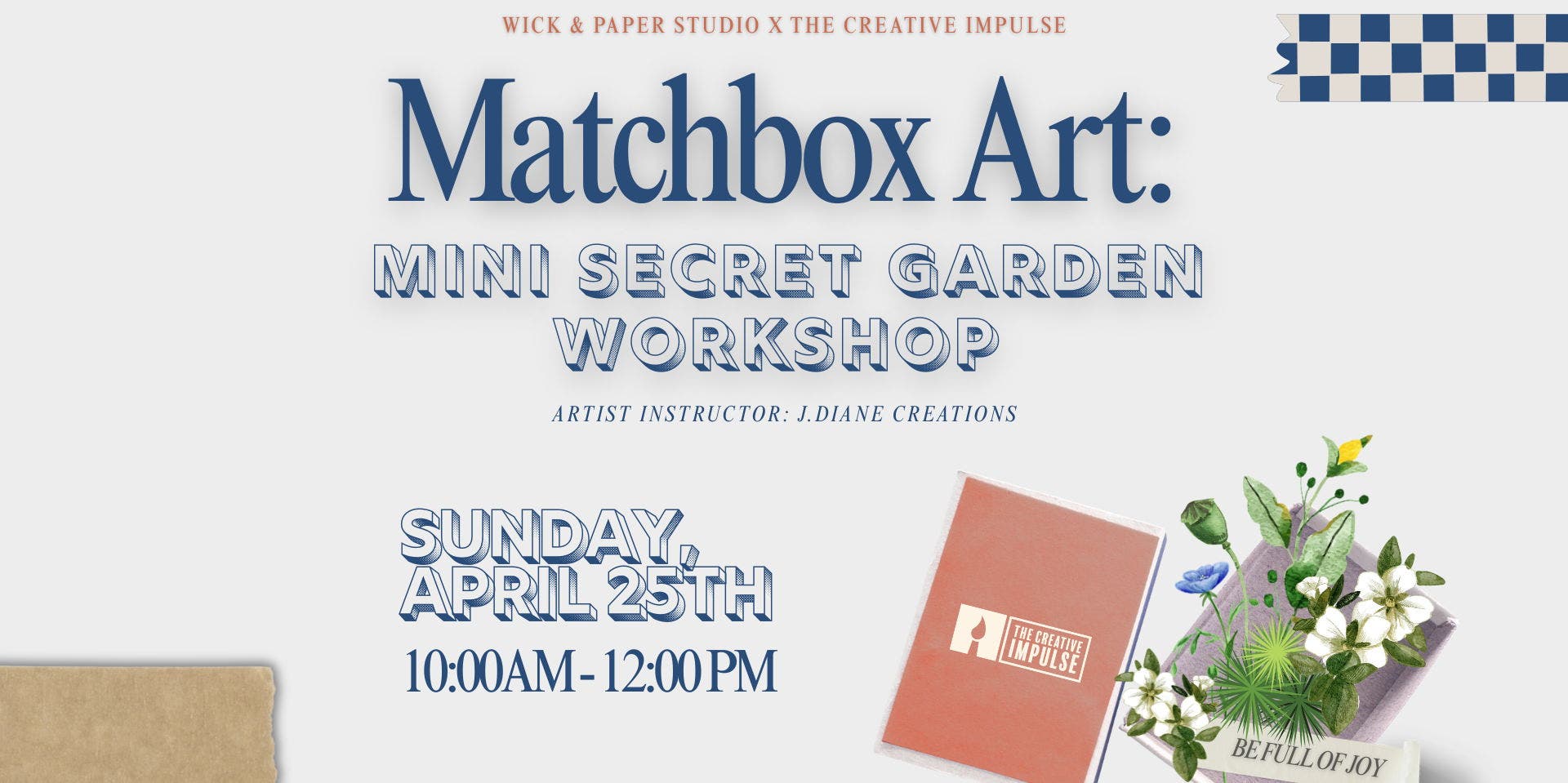 Matchbox Art: Mini Secret Garden