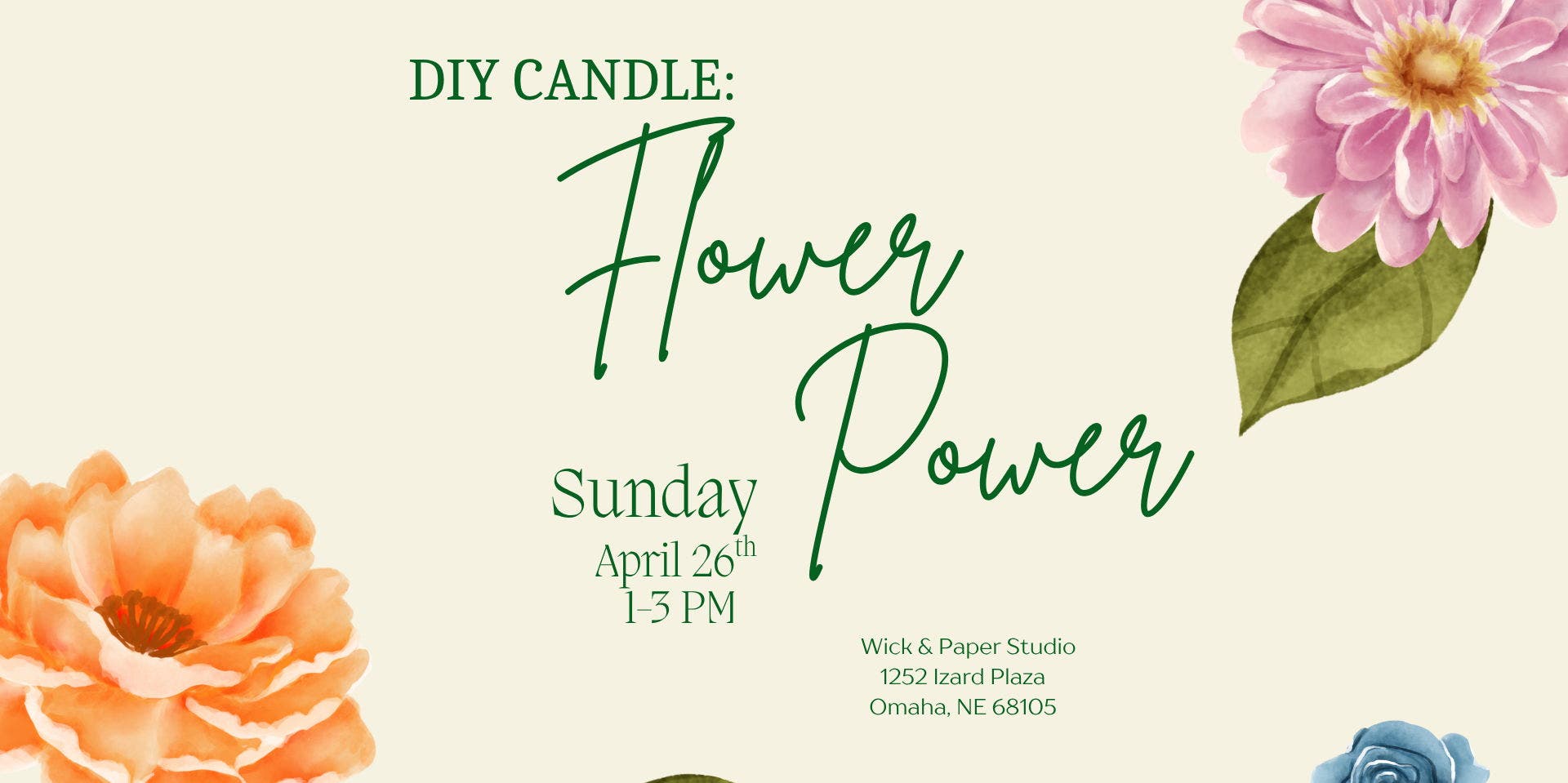 DIY Candle: Flower Power