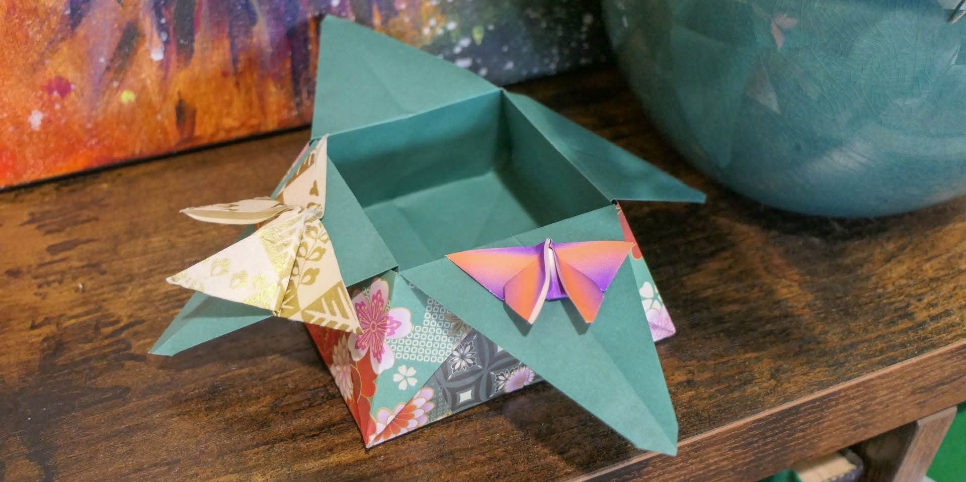 Origami Class: Baskets and Butterflies