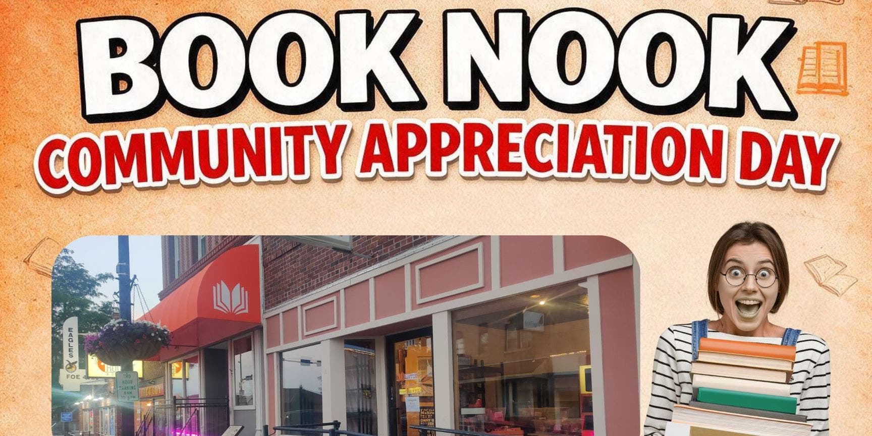 Community Appreciation Warehouse Sale & Free Books!