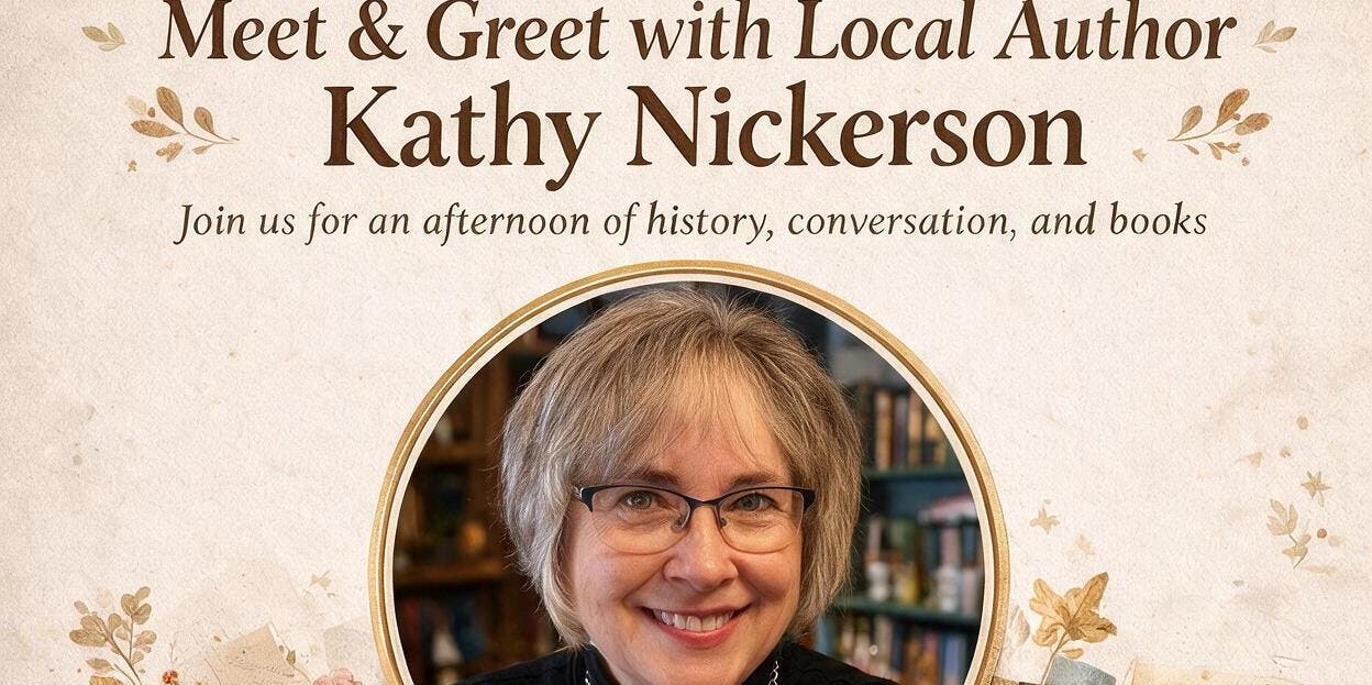 Meet & Greet with Local Author Kathy Nickerson