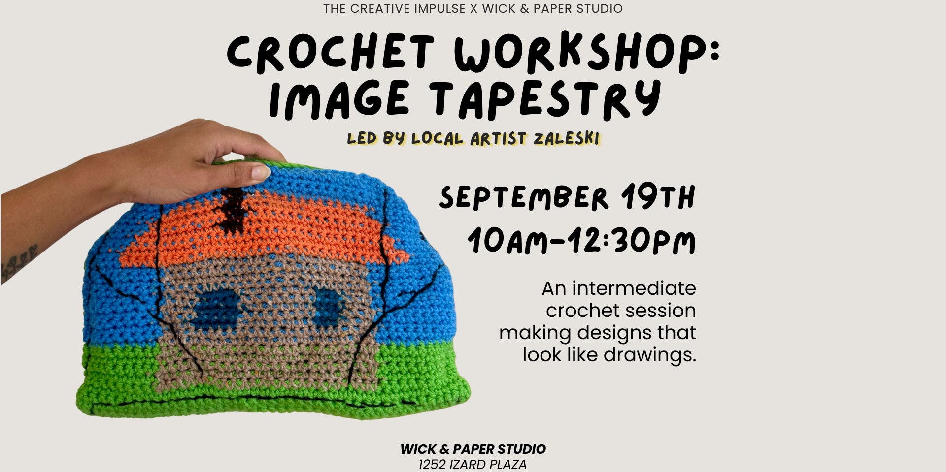 Image Tapestry Crochet Workshop