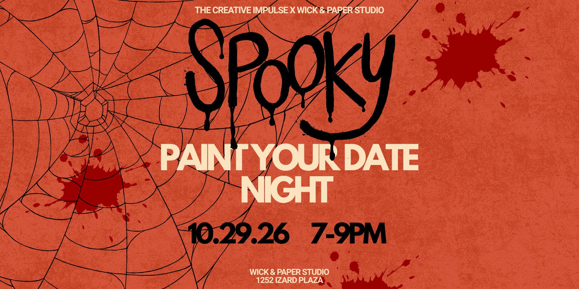 Spooky Sip & Paint: Abstract Paint Your Date Night