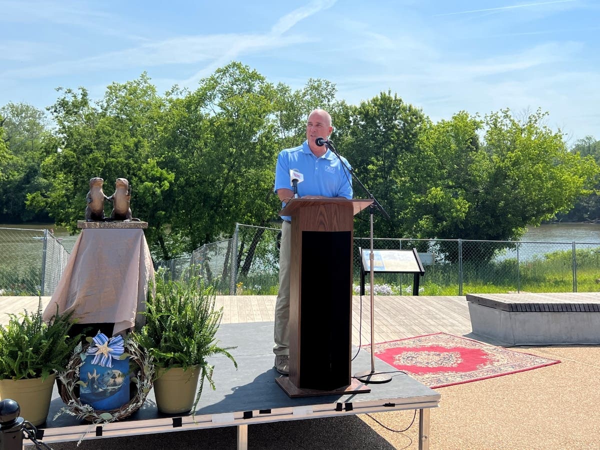 The City of Fredericksburg held a ribbon-cutting for Riverfront Park on Saturday. It is the city's first smart park, which includes amenities like solar panels, free wi-fi, and flood sensors, and security cameras. 