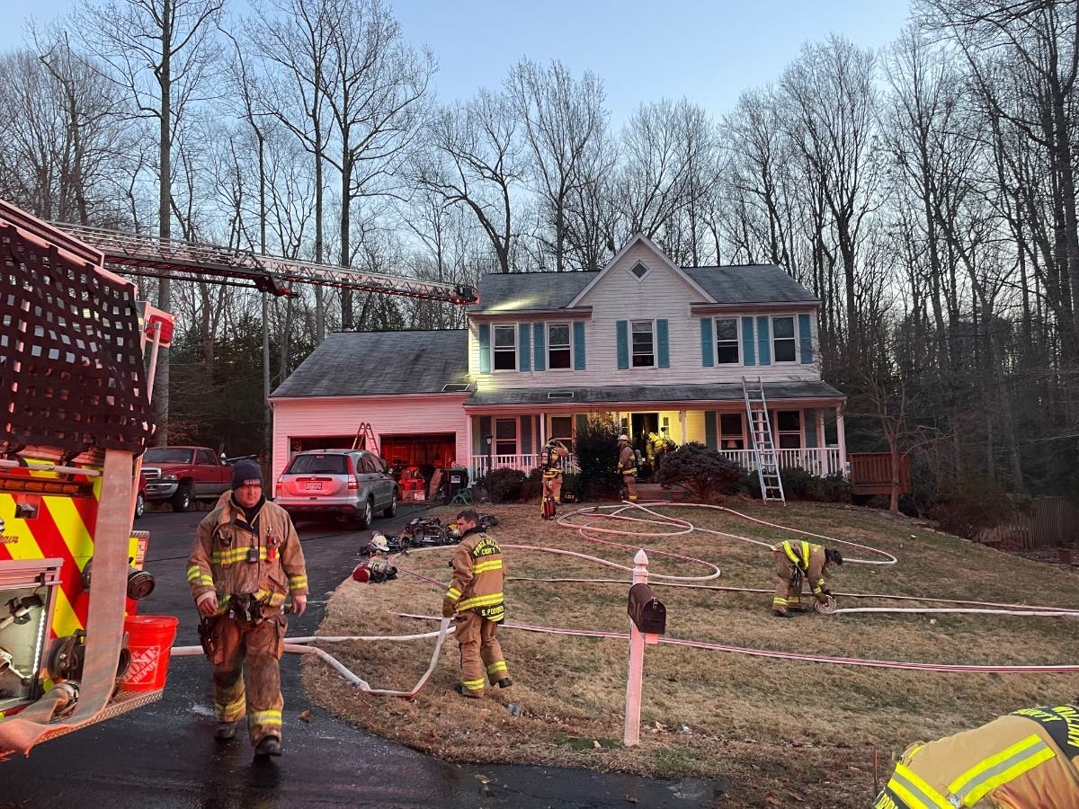 A fire began at a Dale City home after food was left unattended on a stovetop. One firefighter was injured while extinguishing the blaze. The fire displaced one adult and one child, according to the fire department. 