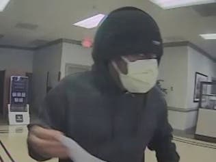 Police are looking for a man who robbed the Truist Bank in Woodbridge on Wednesday afternoon. Nobody was harmed in the robbery, police said.