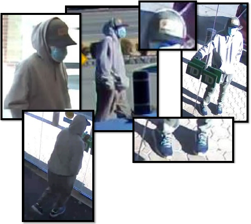 The Prince William County Police Department released photos of the man who robbed a TD Bank in Dumfries on Friday afternoon.